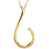 Fashion Pendant in 14K White Gold