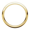 14k Yellow Gold 6mm Milgrain Comfort Fit Band, Size 9
