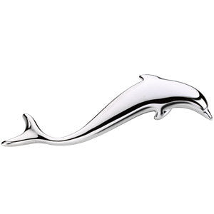 Sterling Silver Dolphin Brooch / Pendant