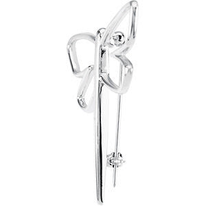 Sterling Silver Dragonfly Brooch