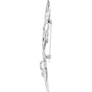 Sterling Silver Butterfly / Dragonfly Brooch