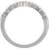 14k White Gold Anniversary Band, Size 6