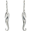 Sterling Silver Seahorse Earrings