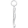Sterling Silver Sea Horse Dangle-Left