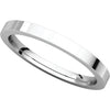 Sterling Silver 2mm Flat Band, Size 7