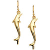 Sterling Silver Metal Fashion Dolphin Dangle