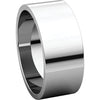 Sterling Silver 8mm Flat Band, Size 8
