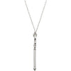 Sterling Silver Fleur-de-lis Key