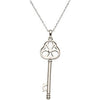 Metal Fashion Key Pendant in Sterling Silver