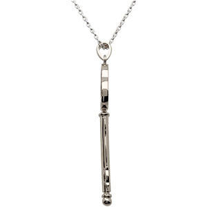 Sterling Silver Key Pendant