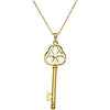 Sterling Silver Key Pendant