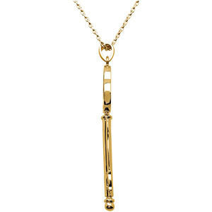 Sterling Silver Key Pendant