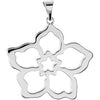 Forget Me Not Pendant in Sterling Silver