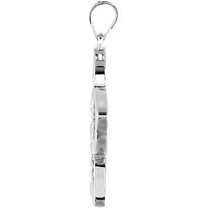 Sterling Silver Forget Me Not Pendant