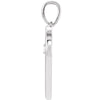 14k White Gold .04 CTW Diamond Heart Pendant