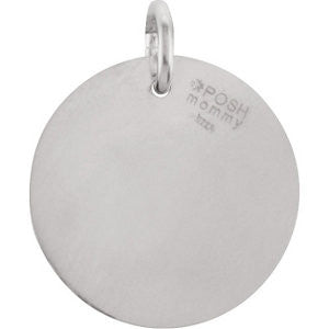 Sterling Silver .08 CTW Diamond Initial "Z" Pendant