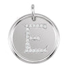 Sterling Silver 1/10 CTW Diamond Initial "E" Pendant