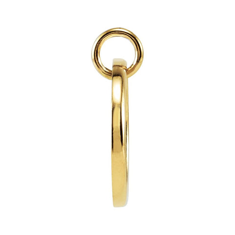 14k Yellow Gold .05 CTW Diamond Initial "Y" Pendant