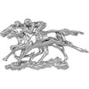 Down To The Wire Dual Pendant or Brooch in 14K White Gold
