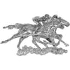 14k White Gold Down to the Wire Dual Pendant or Brooch