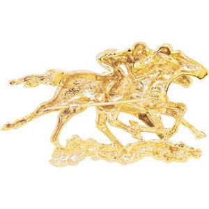 14k Yellow Gold Down to the Wire Dual Pendant or Brooch