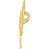 14k Yellow Gold Standardbred Trotter with Full Mane & Tail