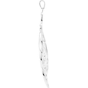 Sterling Silver Scroll Pendant