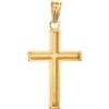 14k Yellow Gold Cross Pendant