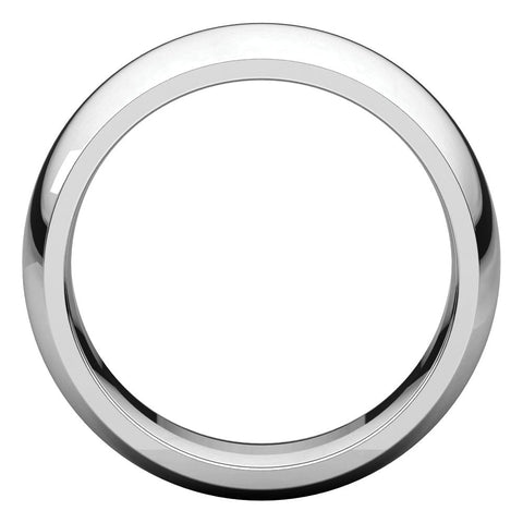 Sterling Silver 8mm Comfort Fit Band, Size 10