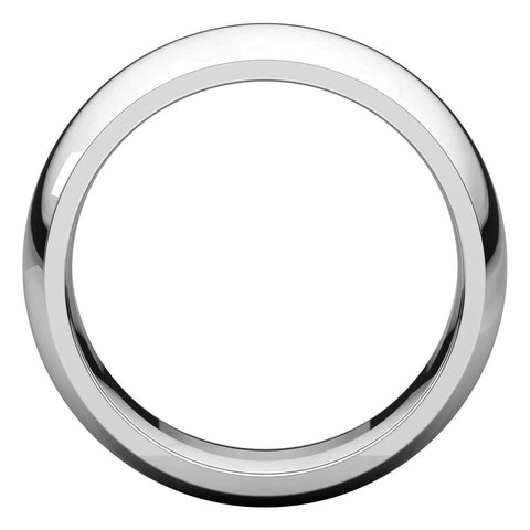 Platinum 8mm Comfort Fit Band, Size 6.5