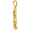 14k Yellow Gold Nugget Pendant