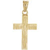 Cross Pendant in 14K Yellow Gold