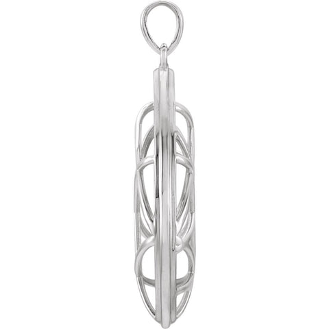 14k White Gold Nest Design