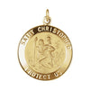 20.00 mm St. Christopher Medal in 14K Yellow Gold