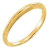 2mm Bands in 14k Yellow Gold, Size 6