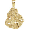 Nugget Pendant in 14k Yellow Gold