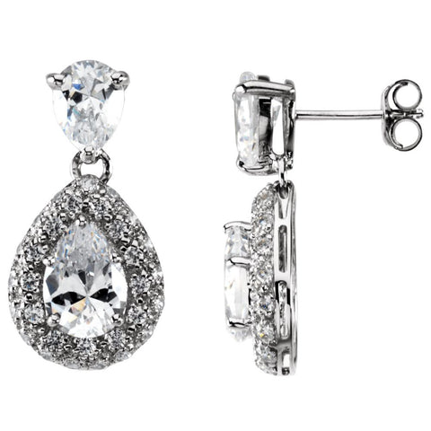 Sterling Silver Cubic Zirconia Earrings