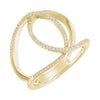 14k Yellow Gold 1/4 ctw. Diamond Ring, Size 7