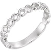 Sterling Silver Stackable Ring (Size 6)