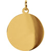 14k Yellow Gold 18mm St. Anthony Medal