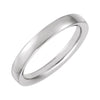 Platinum 4mm Design Wedding Band for Men, Size 9
