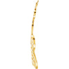 14k Yellow Gold Flower & Butterfly Necklace Center