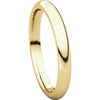 14k Yellow Gold 2.5mm Comfort Fit Band, Size 5