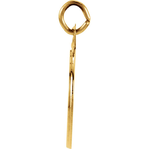 14k Yellow Gold 12mm St. Anthony Medal