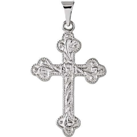 Platinum Cross Pendant