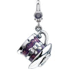 18.00x16.00 mm Tea Cup Charm in Sterling Silver