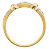 14K Yellow & White 1/4 CTW Diamond Ring, Size 7