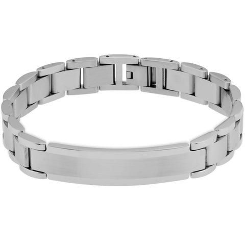 Stainless Steel ID Bracelet ( 8.50-Inch )