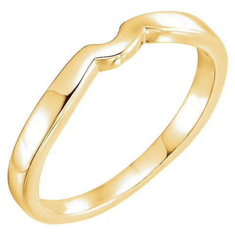 14k Yellow Gold #5 Band for Tulipset® Ring, Size 6