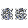 Platinum 1/2 CTW Diamond Platinum Friction Post Stud Earrings